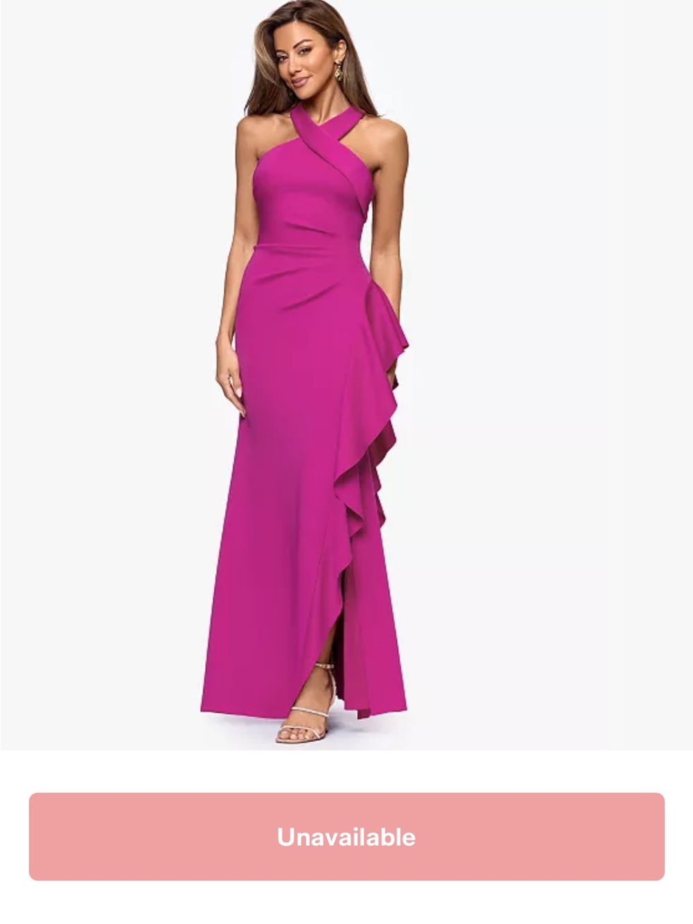 Beautiful cross cross maxi dress